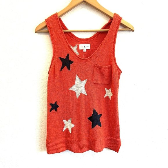Lou & Grey Tops - Lou & Grey Knit Start Tank Top Size XS Americana